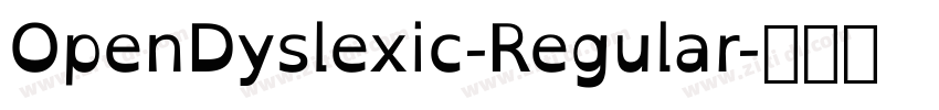 OpenDyslexic-Regular字体转换