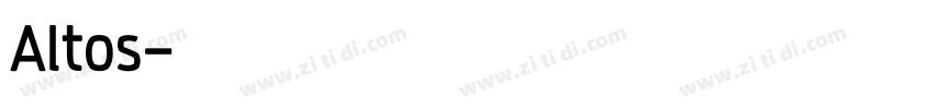 Altos字体转换