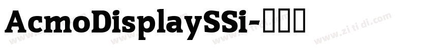 AcmoDisplaySSi字体转换