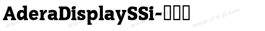 AderaDisplaySSi字体转换