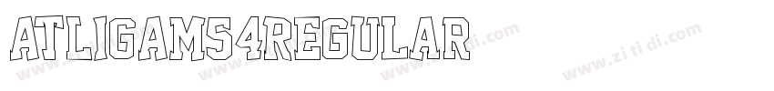 ATLIGAM54Regular字体转换