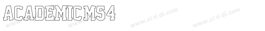 Academic-M54字体转换