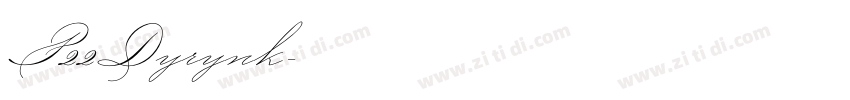 P22Dyrynk字体转换