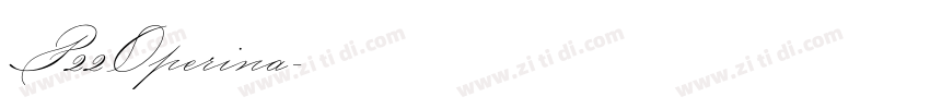 P22Operina字体转换