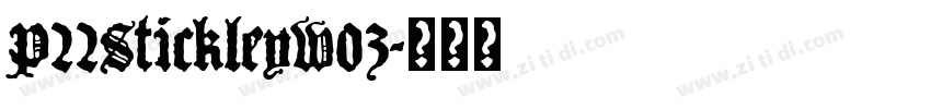 P22StickleyW03字体转换