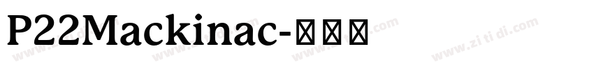 P22Mackinac字体转换