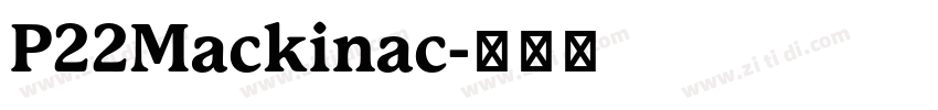 P22Mackinac字体转换