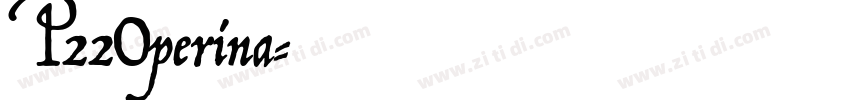 P22Operina字体转换