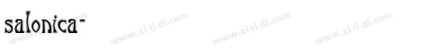 salonica字体转换