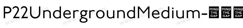 P22UndergroundMedium字体转换