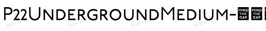 P22UndergroundMedium字体转换