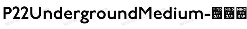P22UndergroundMedium字体转换