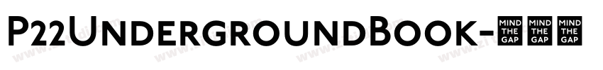 P22UndergroundBook字体转换