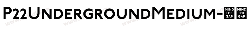 P22UndergroundMedium字体转换