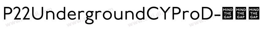 P22UndergroundCYProD字体转换