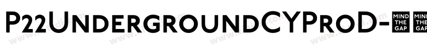 P22UndergroundCYProD字体转换