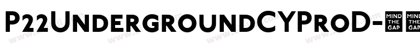 P22UndergroundCYProD字体转换