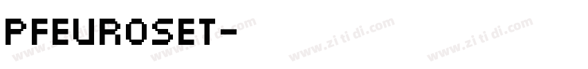 PFEuroset字体转换