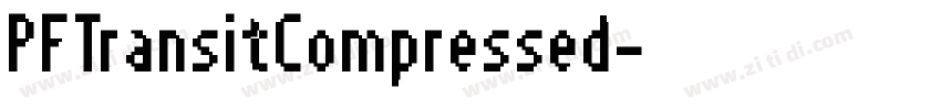PFTransitCompressed字体转换