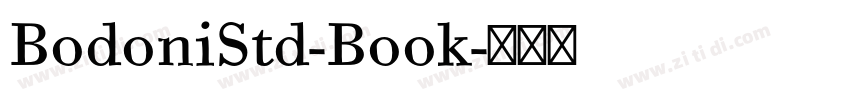 BodoniStd-Book字体转换
