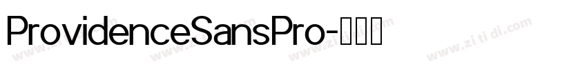 ProvidenceSansPro字体转换