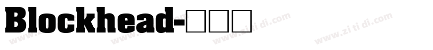 Blockhead字体转换