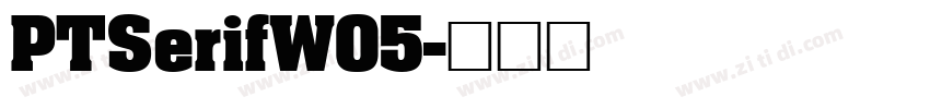 PTSerifW05字体转换