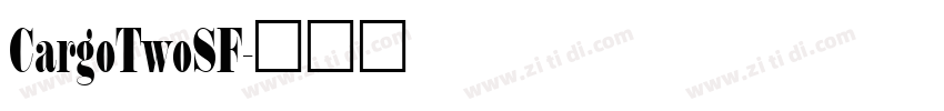 CargoTwoSF字体转换