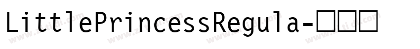 LittlePrincessRegula字体转换