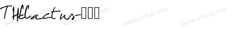 THECactus字体转换