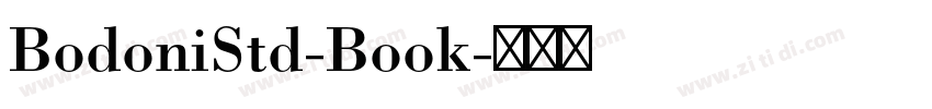 BodoniStd-Book字体转换