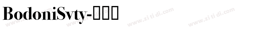 BodoniSvty字体转换 BodoniSvty字体转换
