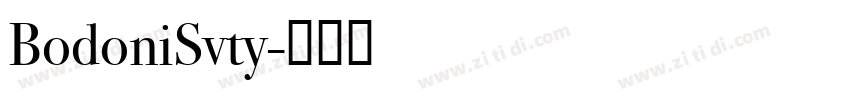 BodoniSvty字体转换 BodoniSvty字体转换