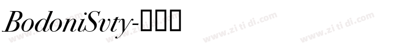 BodoniSvty字体转换 BodoniSvty字体转换