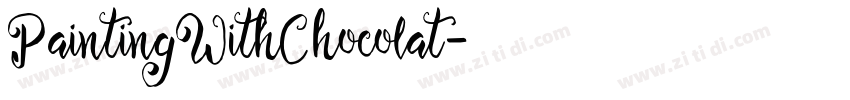 PaintingWithChocolat字体转换