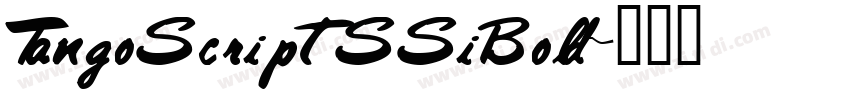 TangoScriptSSiBold字体转换