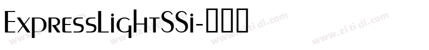 ExpressLightSSi字体转换