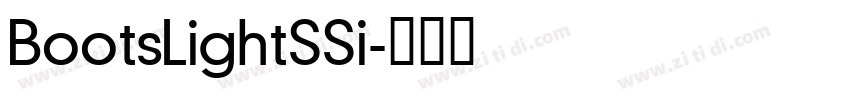 BootsLightSSi字体转换 BootsLightSSi字体转换