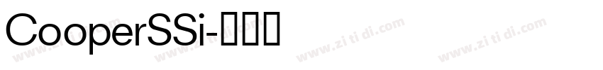 CooperSSi字体转换