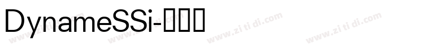 DynameSSi字体转换