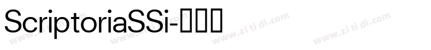 ScriptoriaSSi字体转换