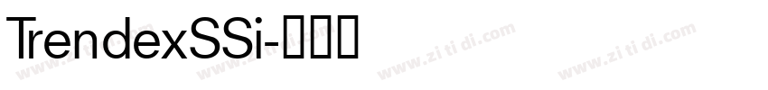 TrendexSSi字体转换