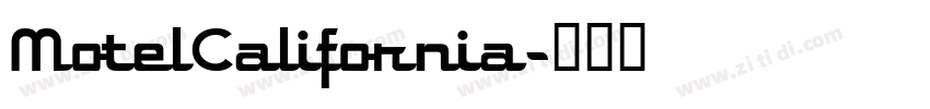 MotelCalifornia字体转换