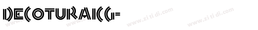 DecoturaICG字体转换