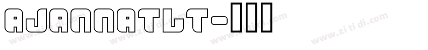 AJannatLT字体转换