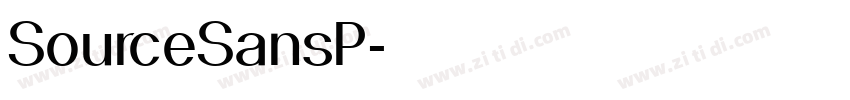 SourceSansP字体转换 SourceSansP字体转换