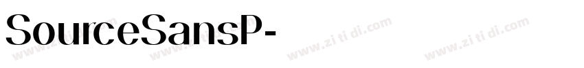 SourceSansP字体转换 SourceSansP字体转换