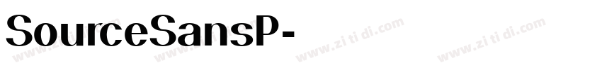 SourceSansP字体转换 SourceSansP字体转换