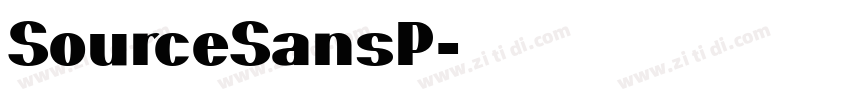 SourceSansP字体转换 SourceSansP字体转换