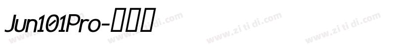 Jun101Pro字体转换